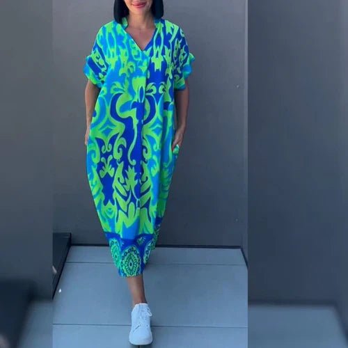 Elaine | Elegant Floral Dress - Ciara & Fiona