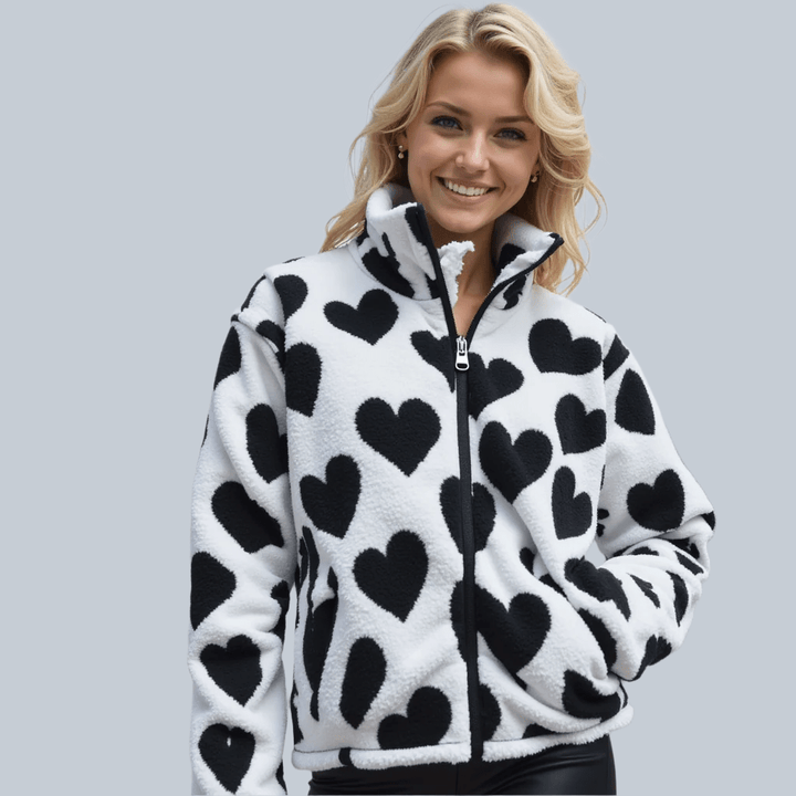 ELAYNA | Reversible Heart Jacket - Ciara & Fiona