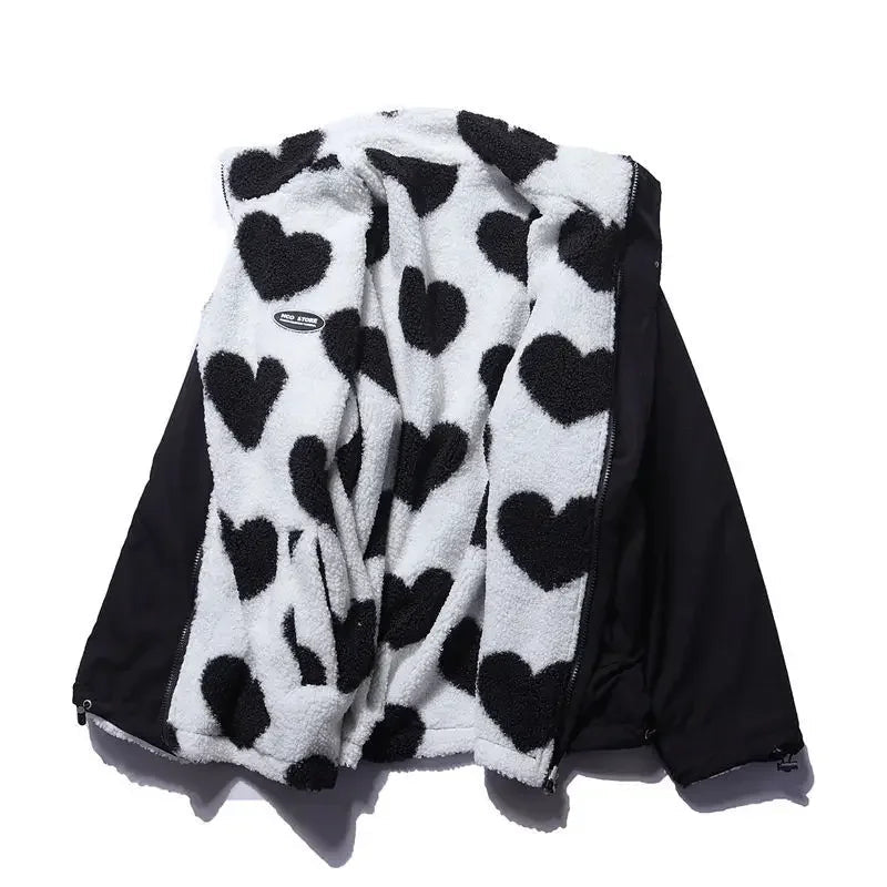 ELAYNA | Reversible Heart Jacket - Ciara & Fiona