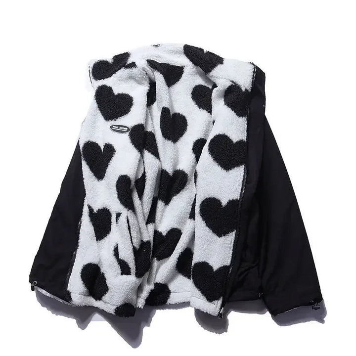 ELAYNA | Reversible Heart Jacket - Ciara & Fiona