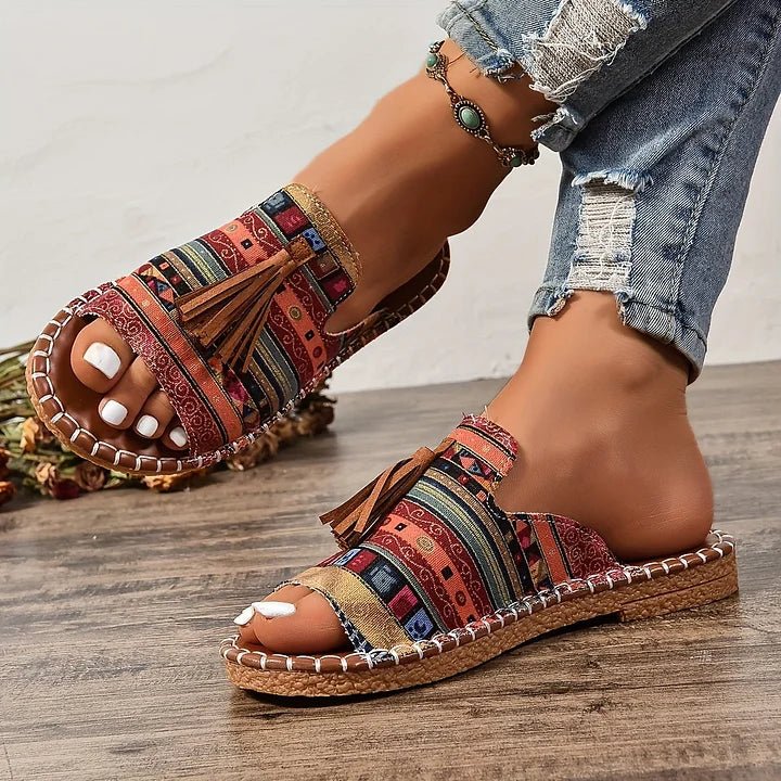 Elianne | Comfortable Flat Sandals - Ciara & Fiona