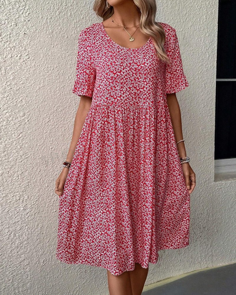 Ember | Floral Midi Dress - Ciara & Fiona