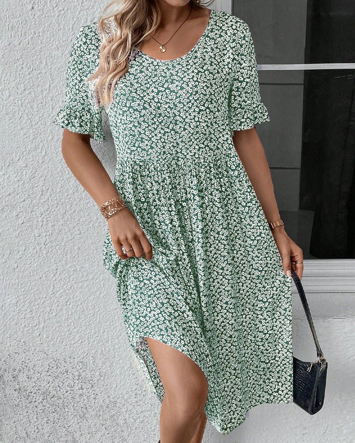 Ember | Floral Midi Dress - Ciara & Fiona