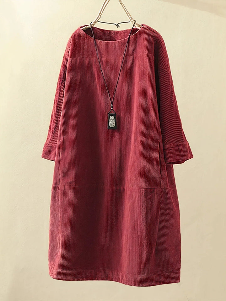 Emma | Elegant Autumn Dress - Ciara & Fiona