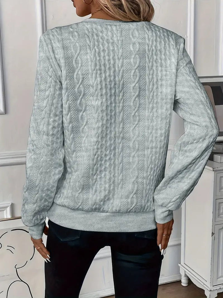 Emy | Sweater with Zipper - Ciara & Fiona