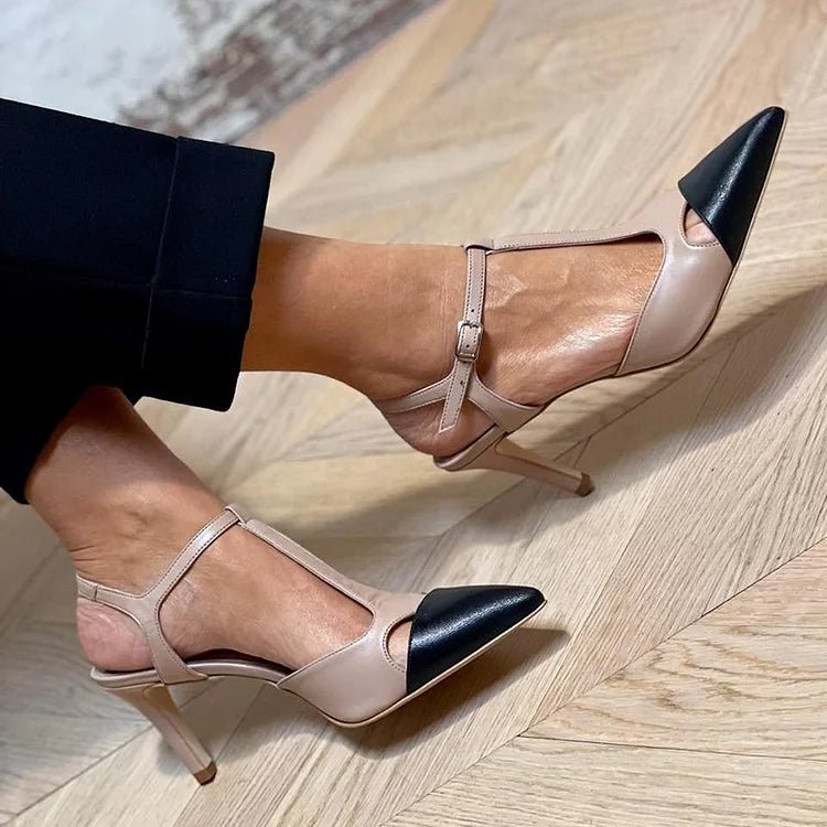 Evrardine | Two - Tone Court Shoe - Ciara & Fiona