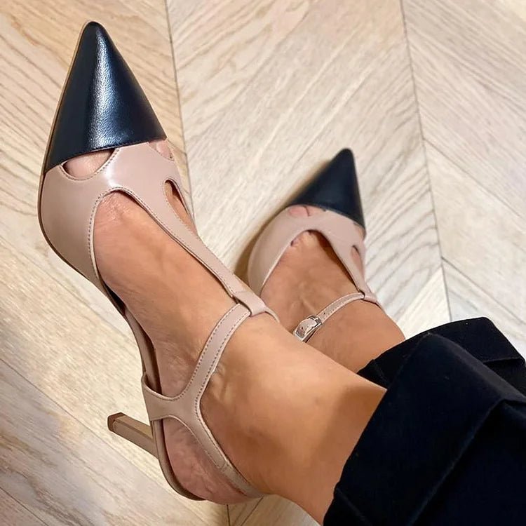 Evrardine | Two - Tone Court Shoe - Ciara & Fiona