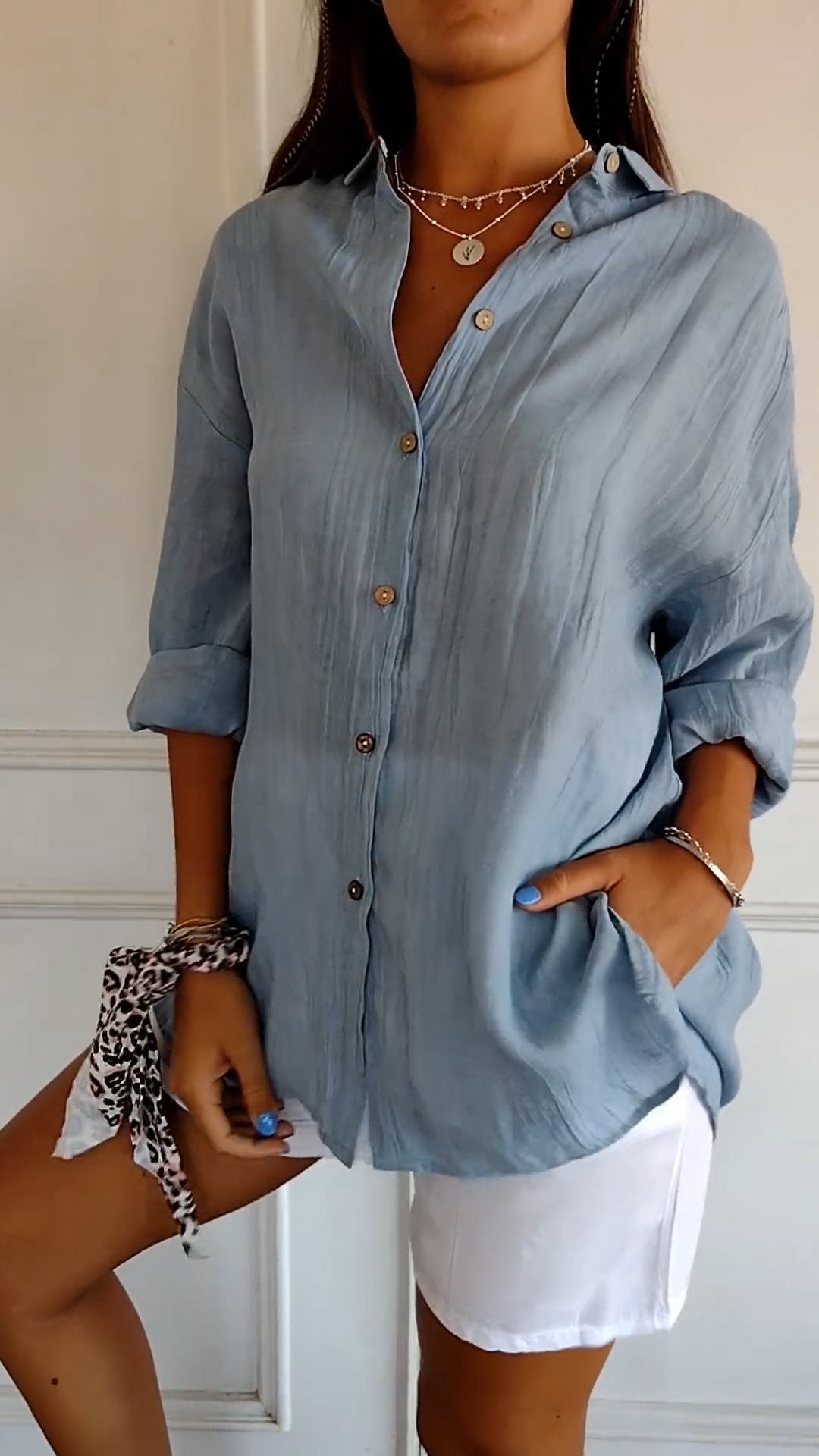 KRISHA | Elegant Oversized Blouse