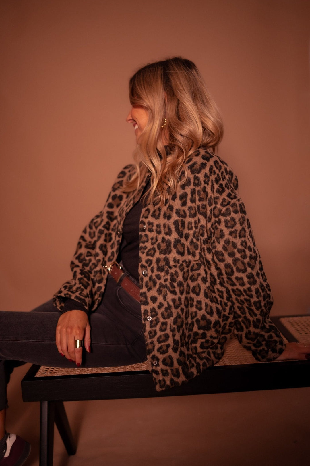 FATIMA | Women’s Leopard Print Jacket - Ciara & Fiona