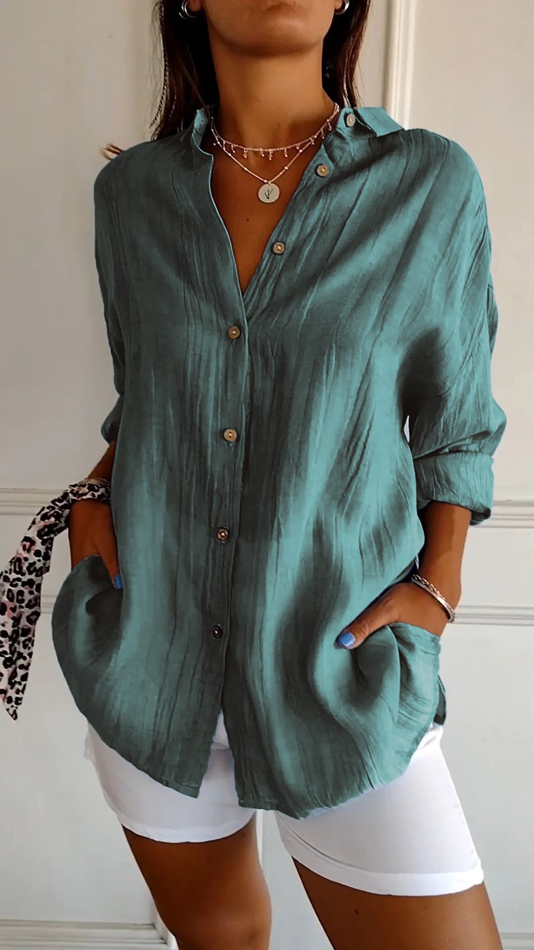 KRISHA | Elegant Oversized Blouse