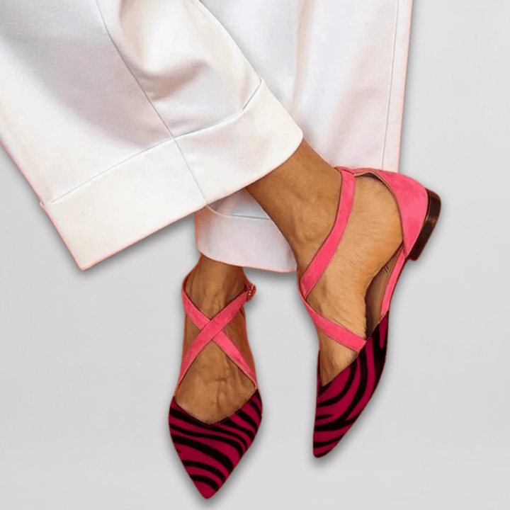 Fenna | Ballerinas with straps - Ciara & Fiona