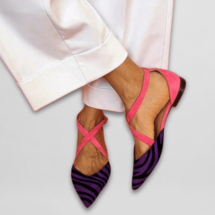 Fenna | Ballerinas with straps - Ciara & Fiona