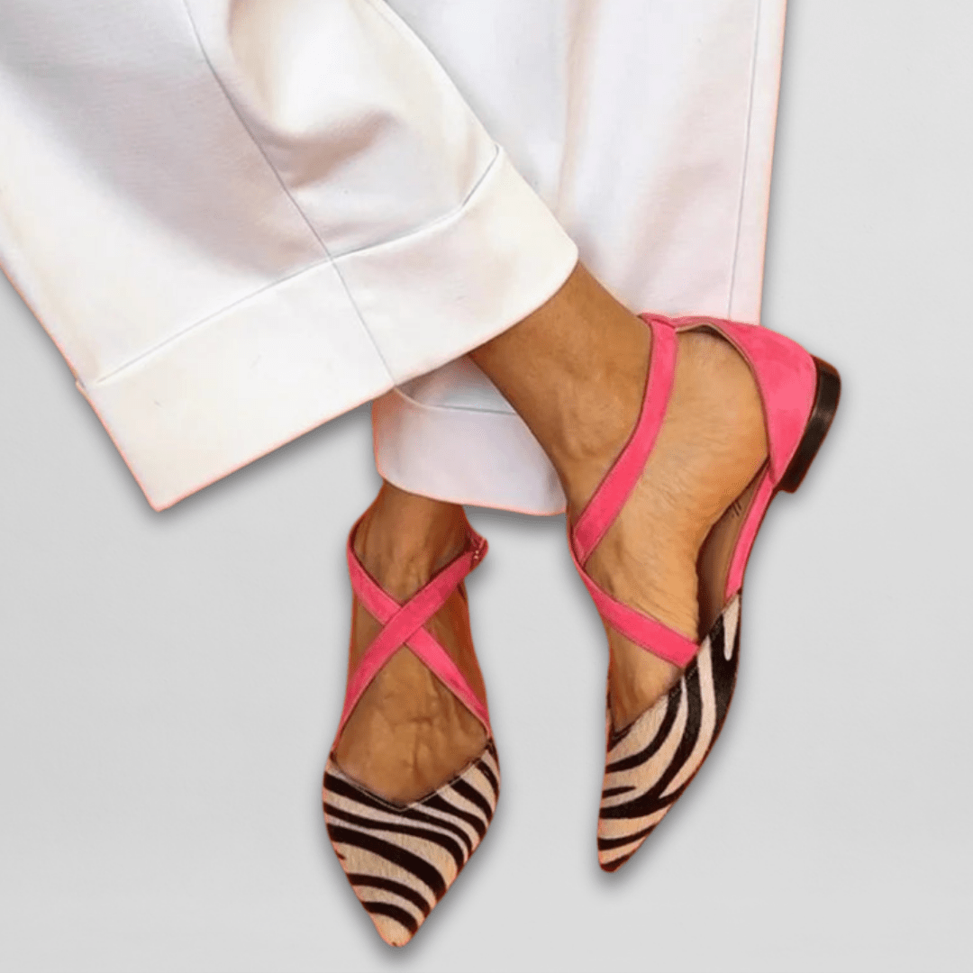 Fenna | Ballerinas with straps - Ciara & Fiona