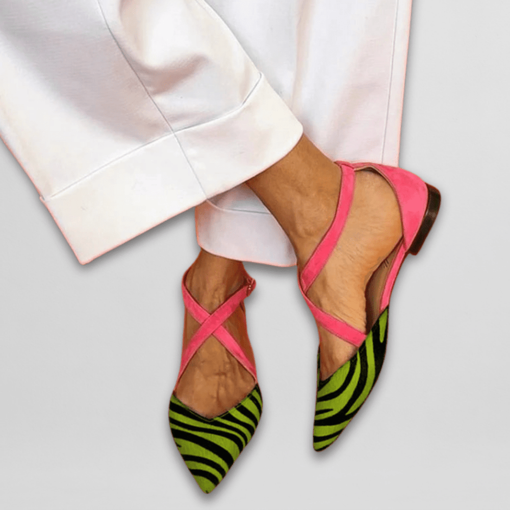 Fenna | Ballerinas with straps - Ciara & Fiona