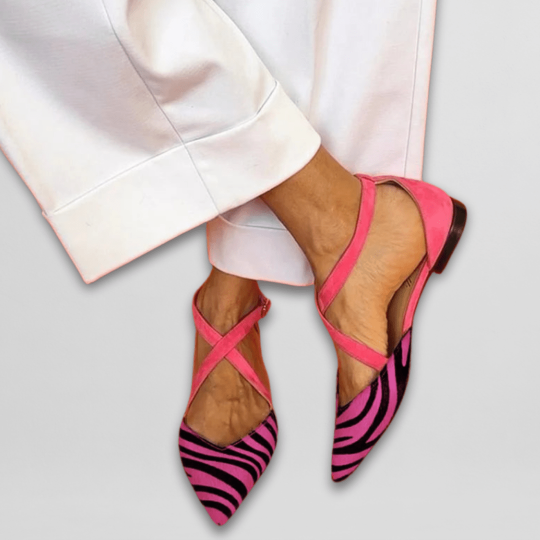 Fenna | Ballerinas with straps - Ciara & Fiona