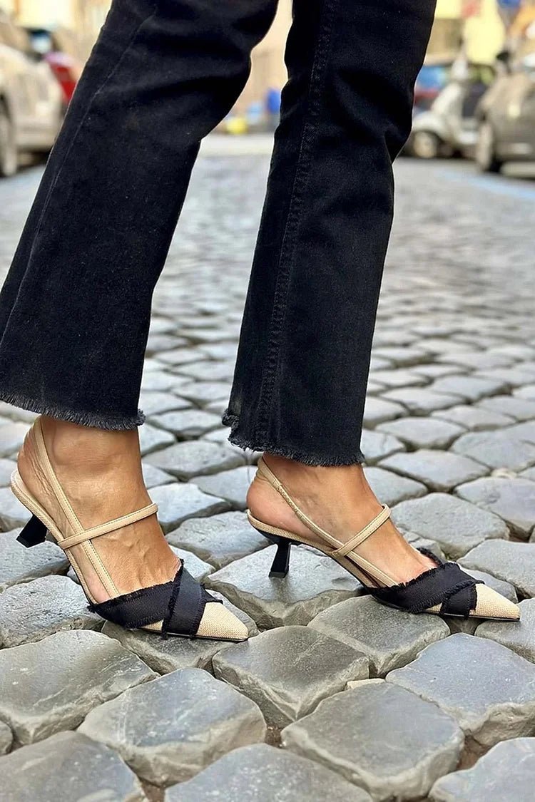Florette | Elegant Slingback Heels - Ciara & Fiona