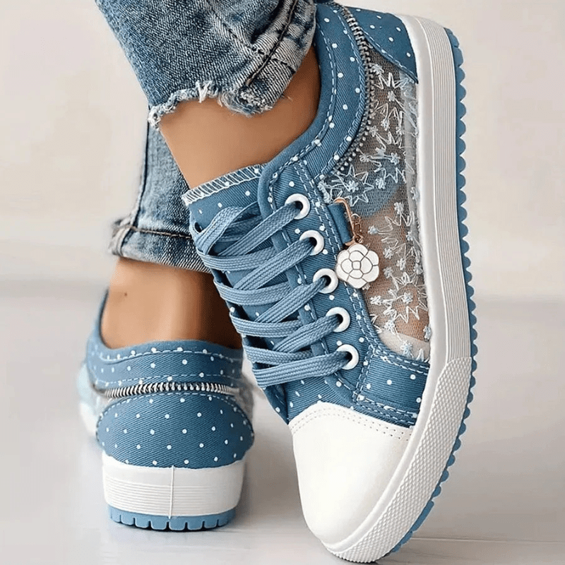 FLORIVIA | Breathable Floral Sneakers - Ciara & Fiona