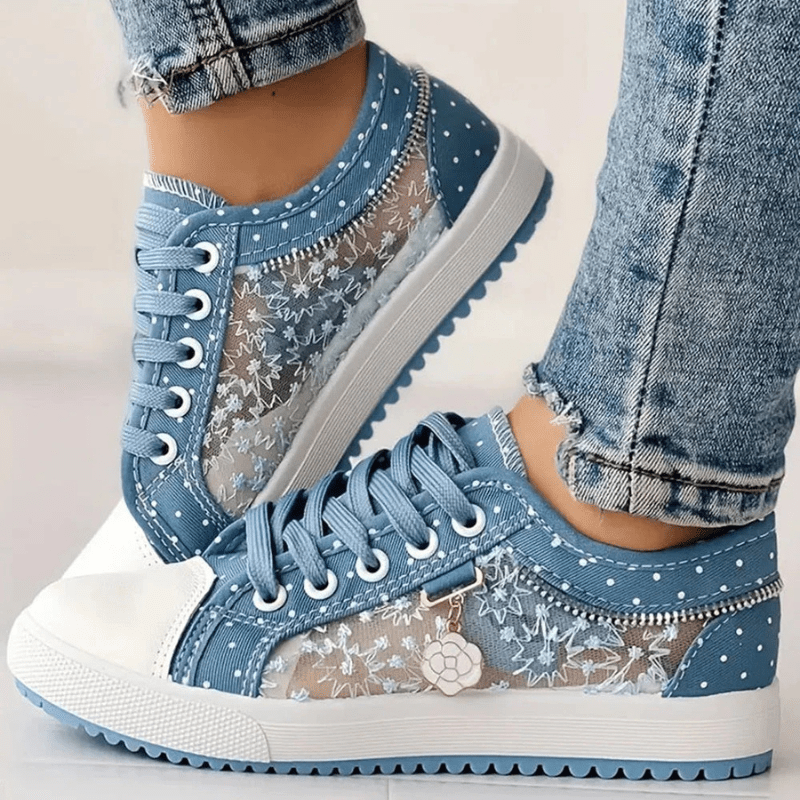 FLORIVIA | Breathable Floral Sneakers - Ciara & Fiona