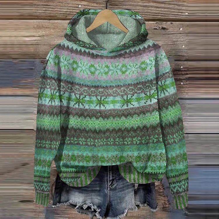 Gaby | Ethnic retro hoodie - Ciara & Fiona