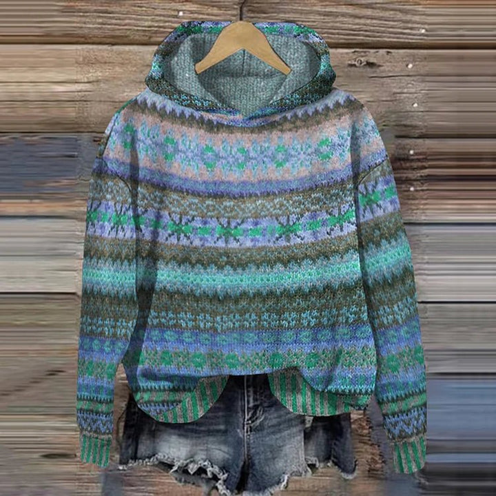 Gaby | Ethnic retro hoodie - Ciara & Fiona