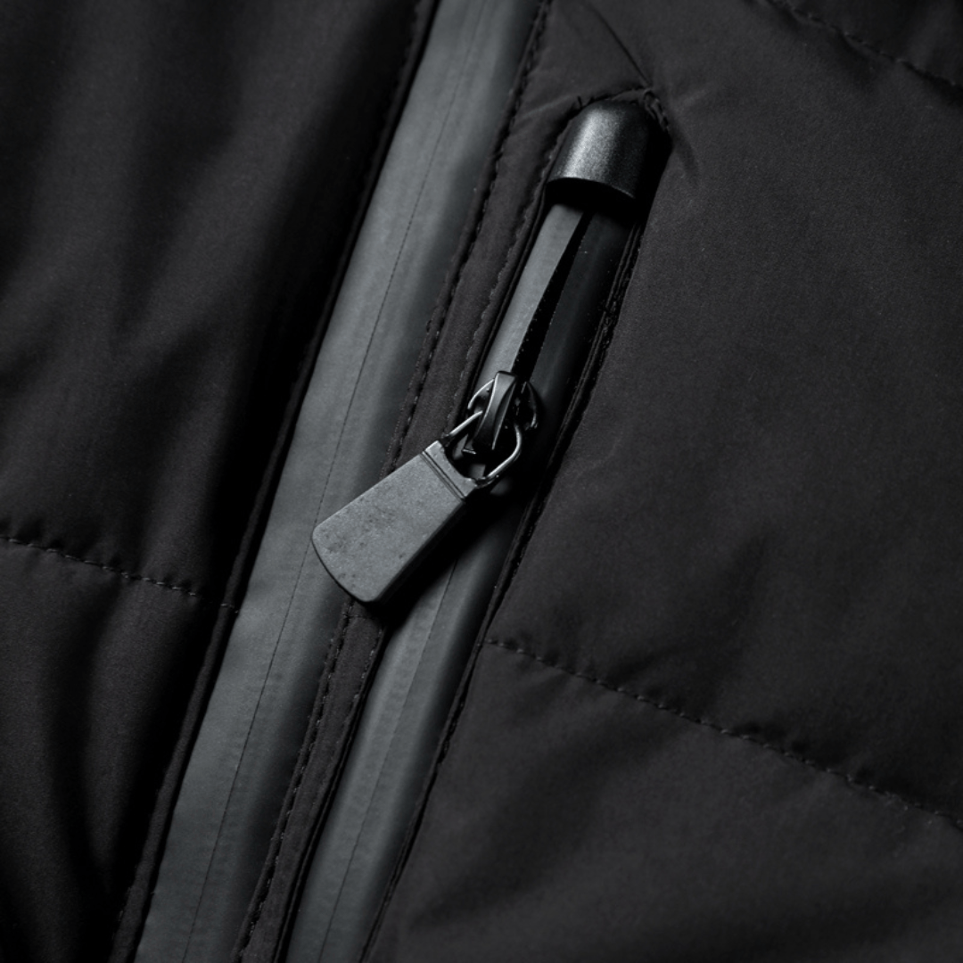 Georgia | Premium Insulated Black Ski Jacket - Ciara & Fiona