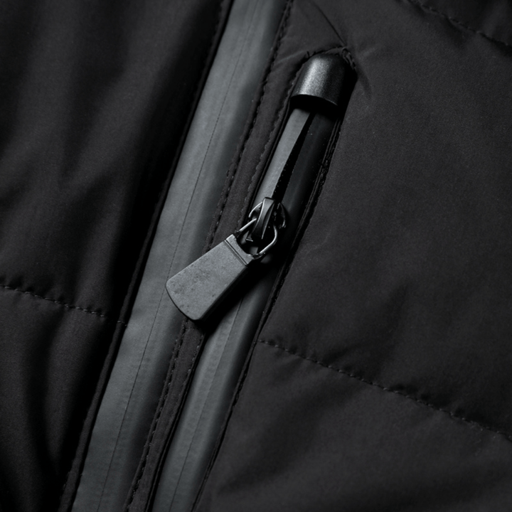 Georgia | Premium Insulated Black Ski Jacket - Ciara & Fiona