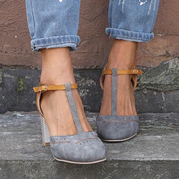 Gigi | Heeled Retro Sandals - Ciara & Fiona