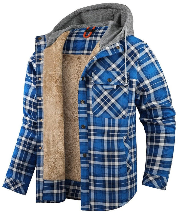 Haiden | Hooded Flannel Jacket - Ciara & Fiona
