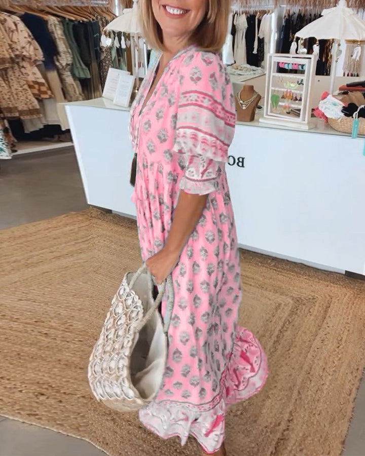 Hiley | Casual Printed Dress - Ciara & Fiona