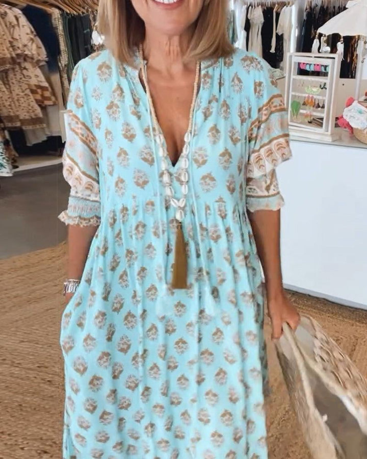 Hiley | Casual Printed Dress - Ciara & Fiona