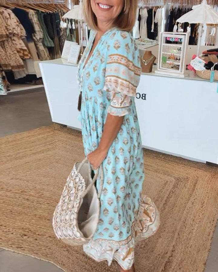 Hiley | Casual Printed Dress - Ciara & Fiona