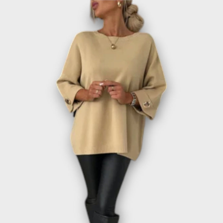 Isabella - Chic Knit Blouse - Ciara & Fiona