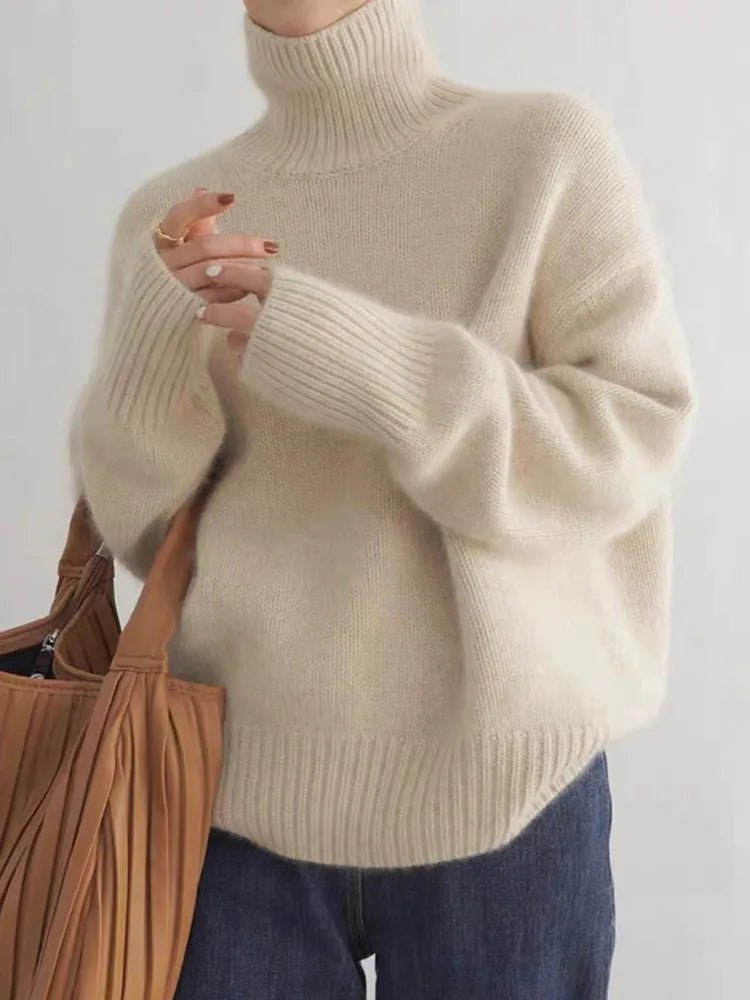 Isabella - High Collar Sweater - Ciara & Fiona