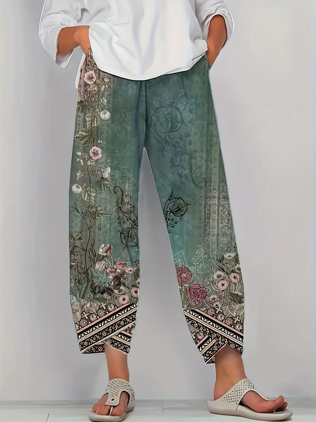 ISOLDE | Elegant Wide - Leg Trousers - Ciara & Fiona