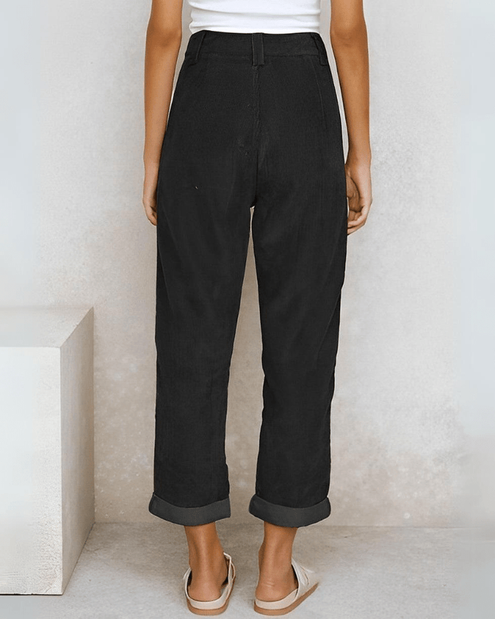 Janna | Stylish Corduroy Trousers - Ciara & Fiona
