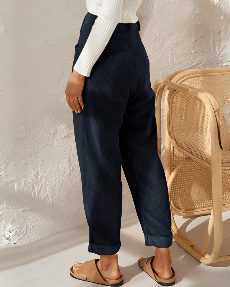 Janna | Stylish Corduroy Trousers - Ciara & Fiona
