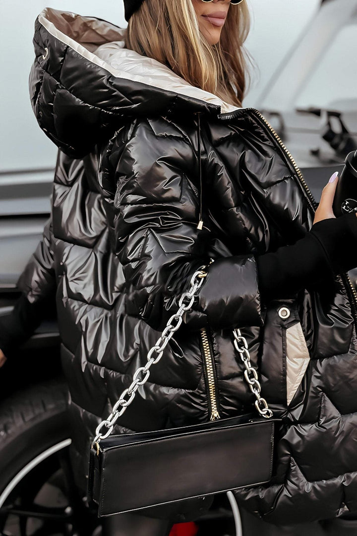 Jenna | Warm Hooded Casual Jacket - Ciara & Fiona