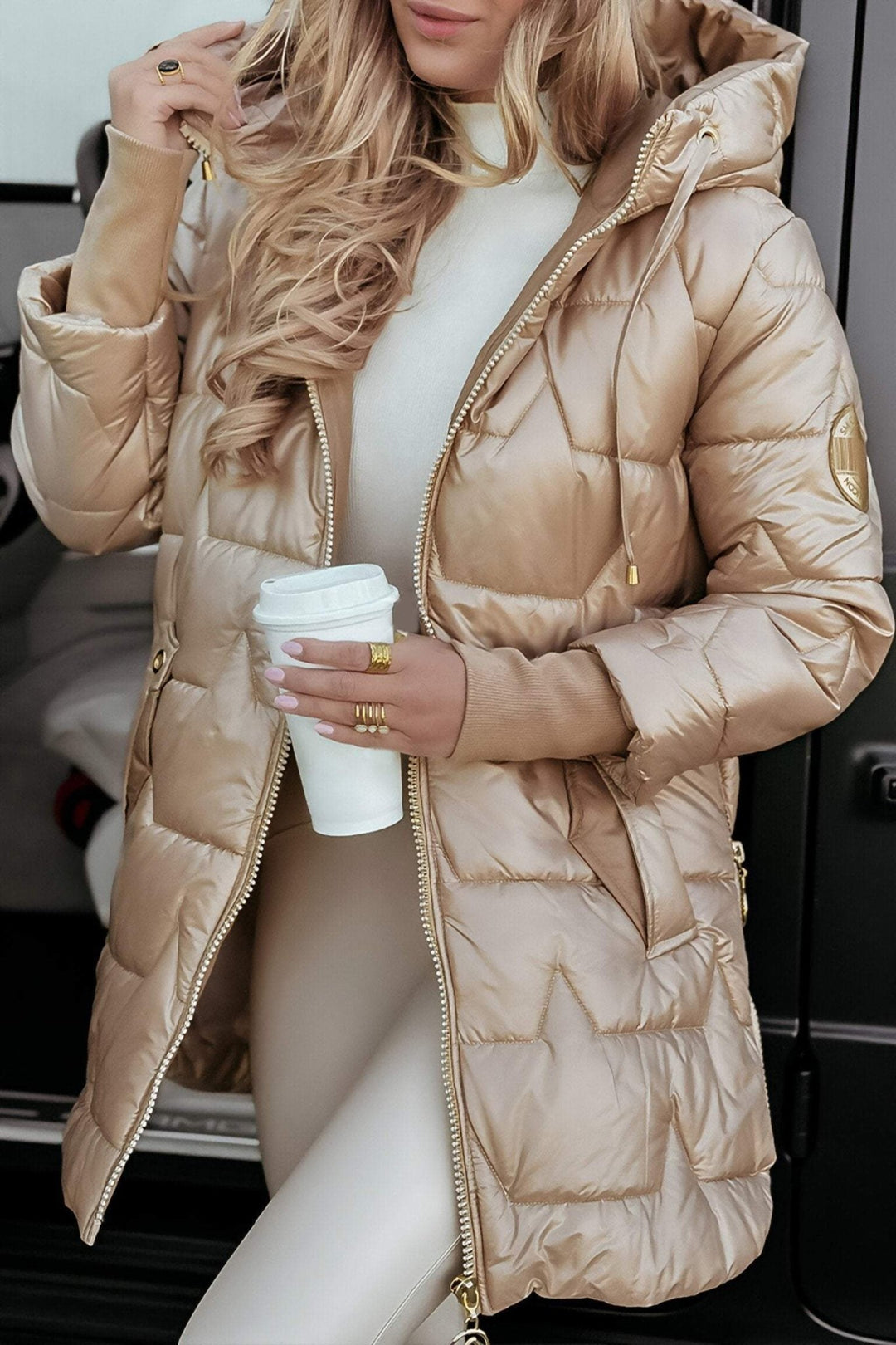 Jenna | Warm Hooded Casual Jacket - Ciara & Fiona