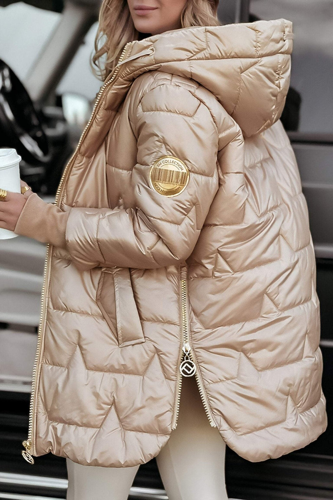 Jenna | Warm Hooded Casual Jacket - Ciara & Fiona