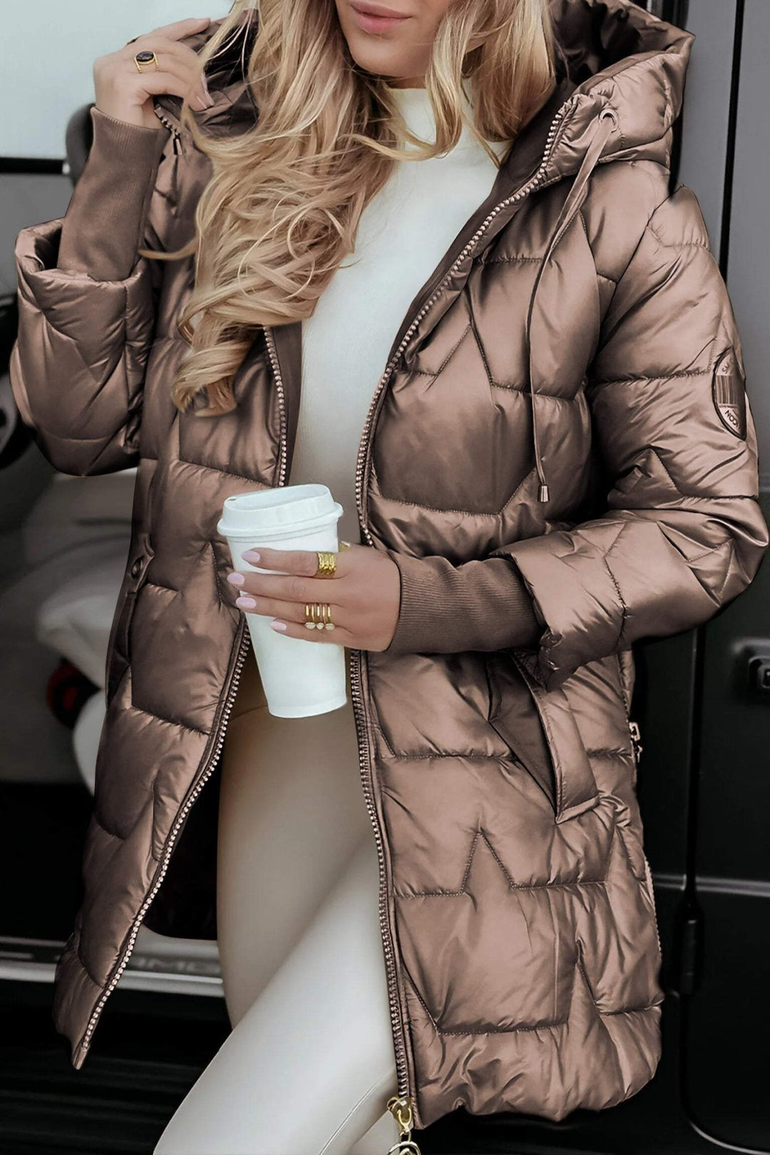 Jenna | Warm Hooded Casual Jacket - Ciara & Fiona