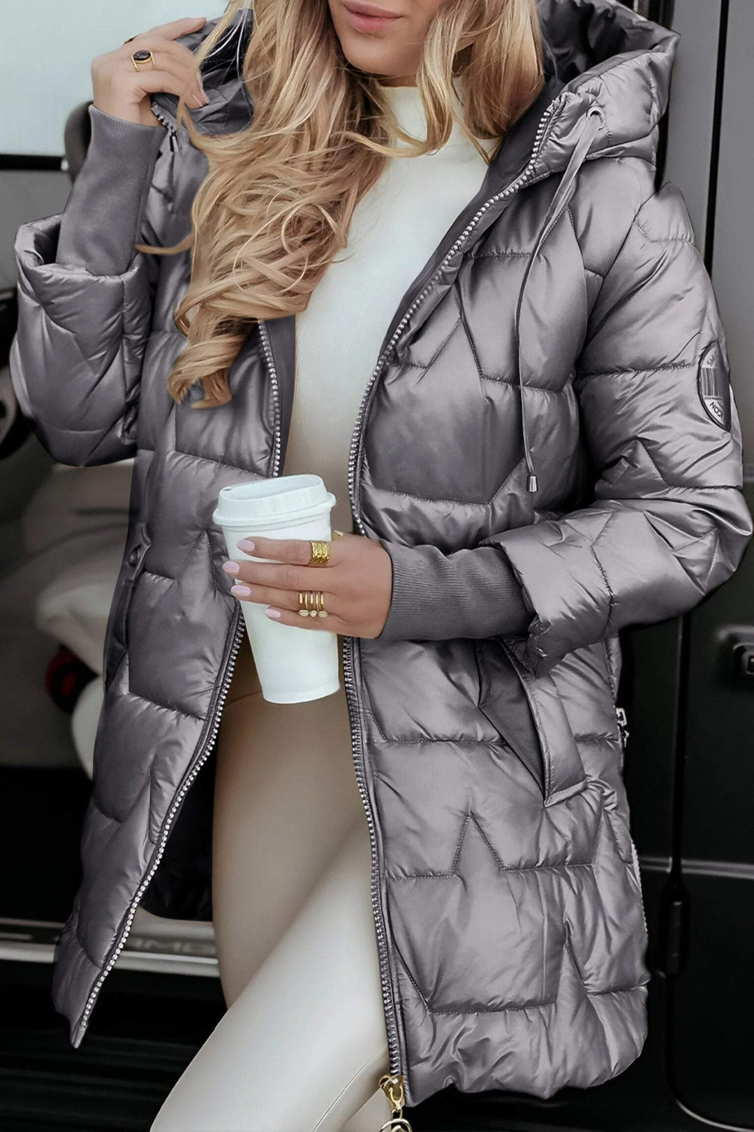 Jenna | Warm Hooded Casual Jacket - Ciara & Fiona
