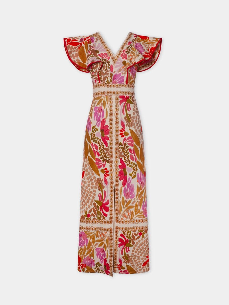 Jessa | Colorful Maxi Dress - Ciara & Fiona