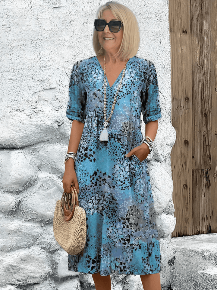 Journi | Vibrant Mid Length Dress - Ciara & Fiona