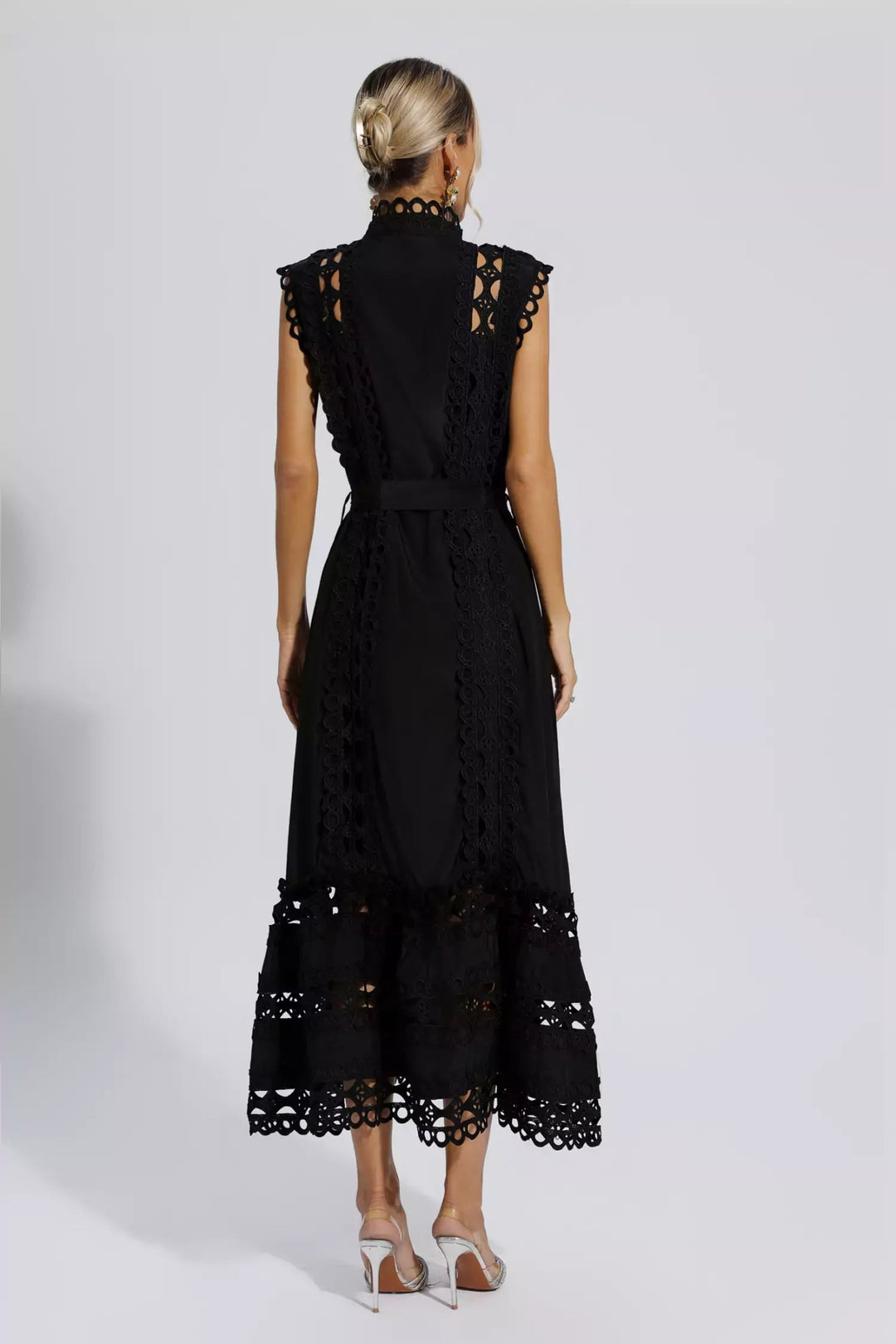 Julianna | Sleeveless Hollow Maxi Dress - Ciara & Fiona