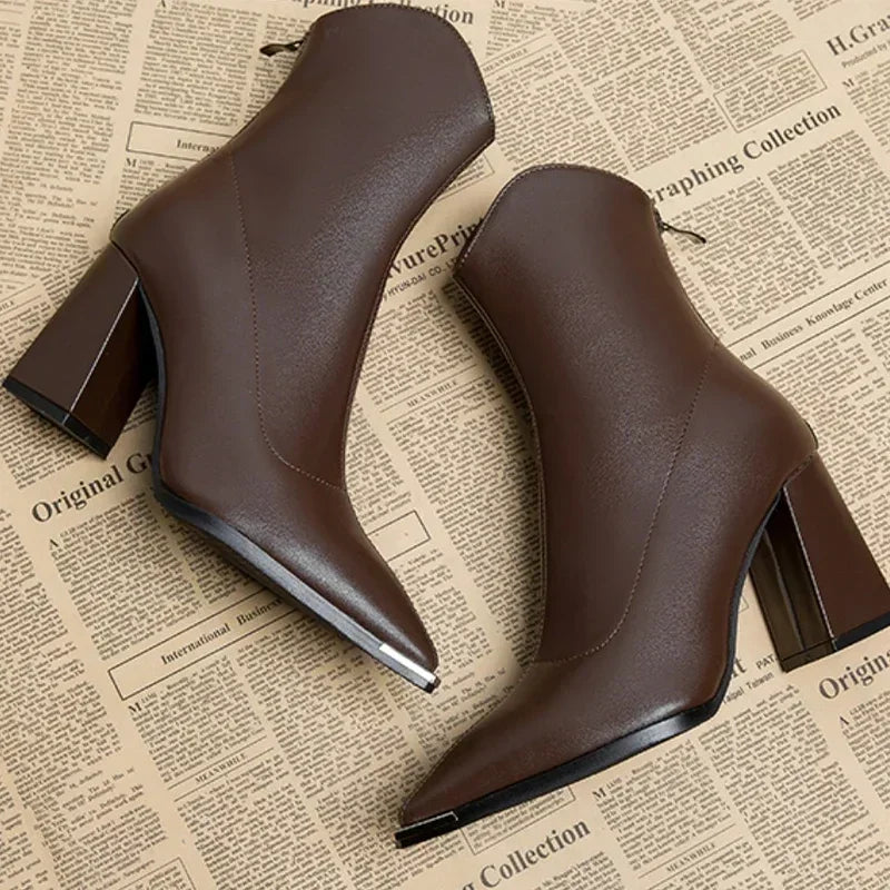 Kendra | Chrome Tip Chelsea Boots - Ciara & Fiona