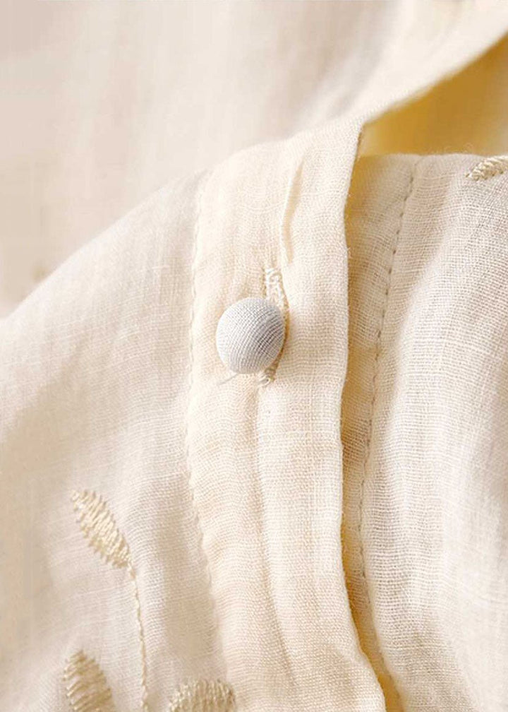 Kenna | Embroidered Cotton Blouse - Ciara & Fiona