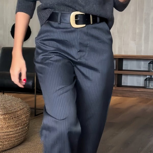 Kennedy | Striped Suit Trousers - Ciara & Fiona