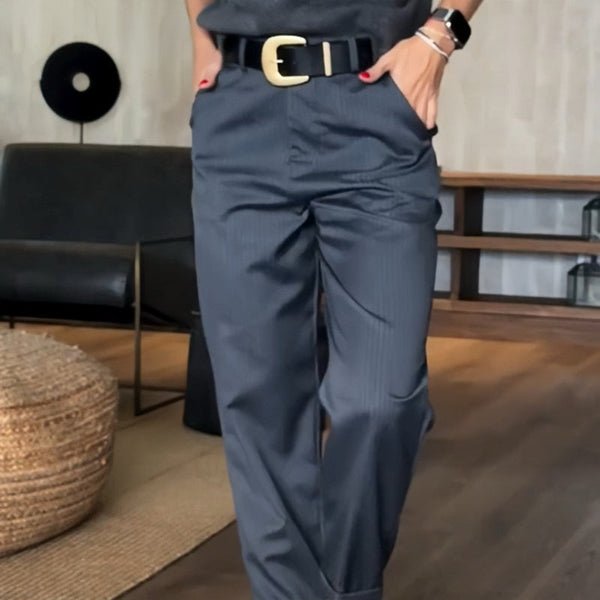 Kennedy | Striped Suit Trousers - Ciara & Fiona
