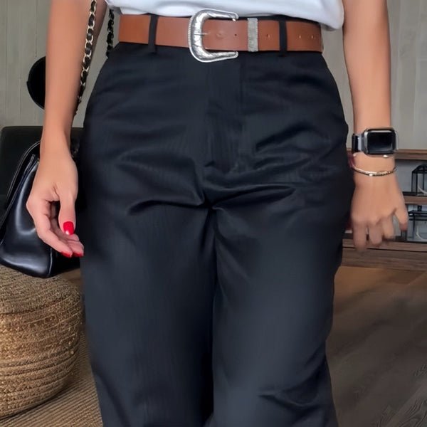 Kennedy | Striped Suit Trousers - Ciara & Fiona