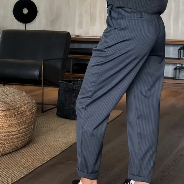 Kennedy | Striped Suit Trousers - Ciara & Fiona